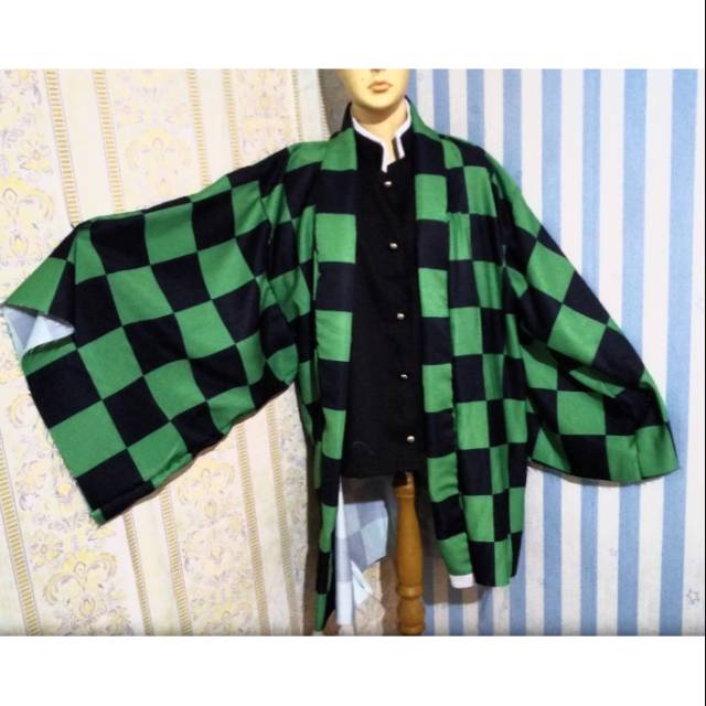 Haori kamado tanjiro demon slayer costume cosplay