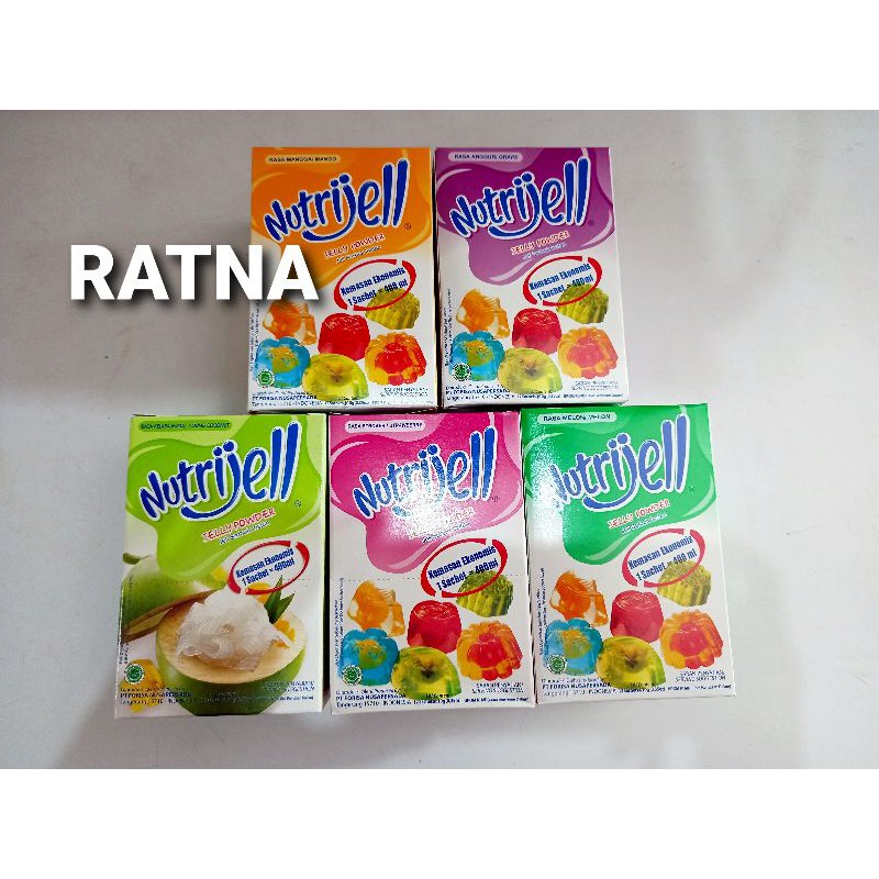 

NUTRIJELL JELLY POWDER 10gr (BISA CAMPUR RASA)