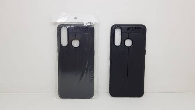 Auto Focus Vivo Z1 Pro 6.53 inchi Leather Soft Case Vivo Z1 Pro  Auto Fokus Vivo Z1 Pro Kulit Jeruk