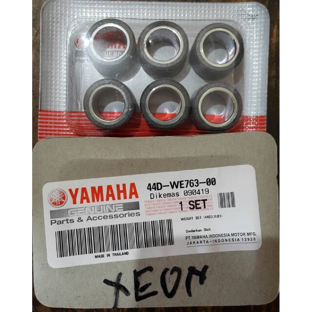 Roller Weight Set Yamaha Xeon Xeon RC Xeon GT 125 GT125 44D WE763 00