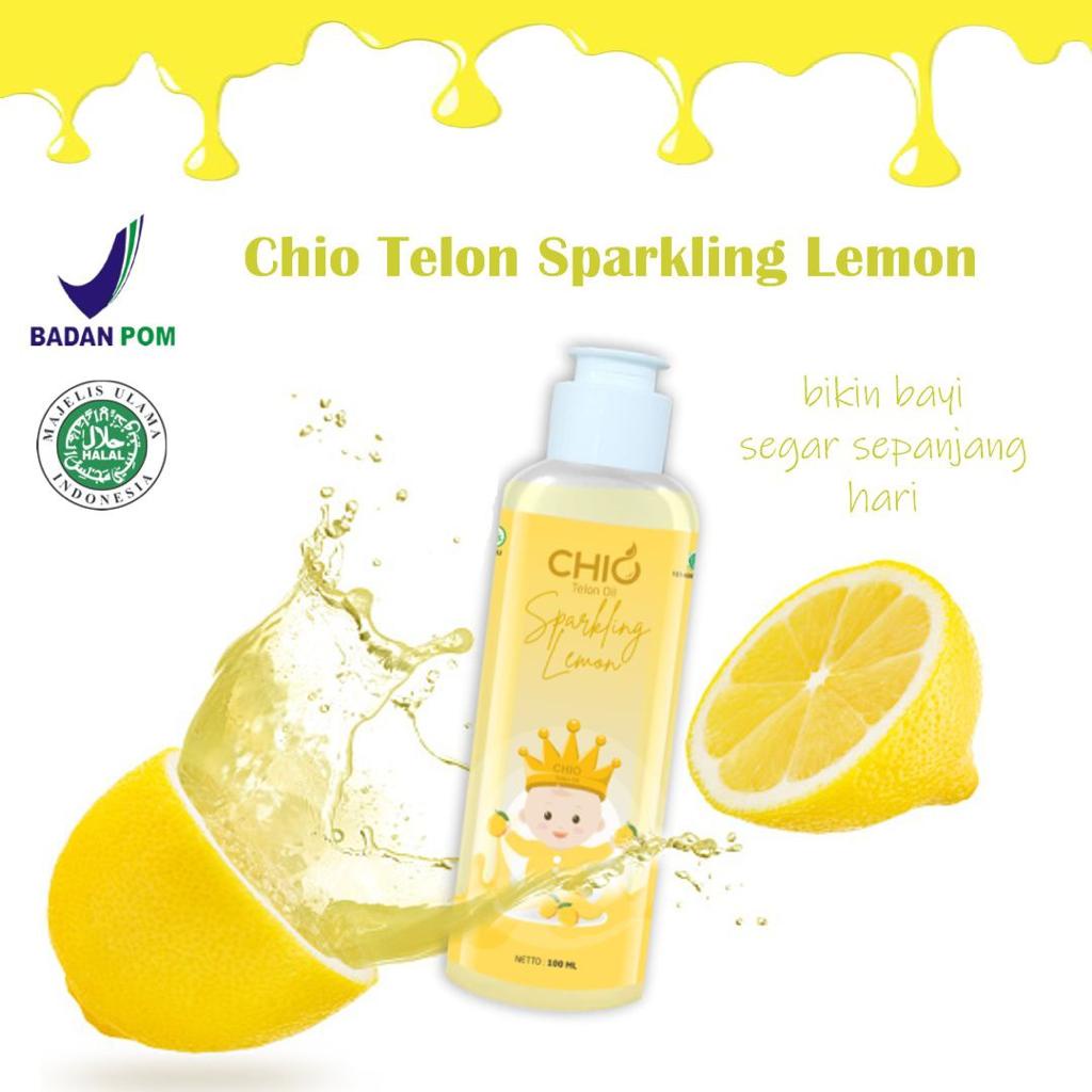 Chio Minyak Telon Bayi Oil Aroma Coklat Strawberry Bubblegum Lemon 100ml