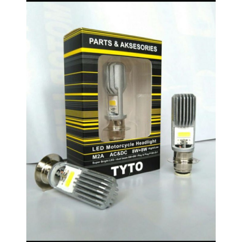 Lampu LED Utama Motor TYTO H6 M2A AC/DC ORIGINAL 