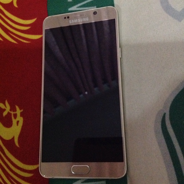 Samsung Note 5 Gold shadow 64gb lengkap ORI mulus
