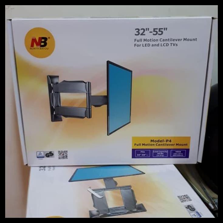 Bracker Breket Led Lcd Plasma North Bayou P4 / Nb P4 / Nbp4 " 32-55" Big Sale Kode 608