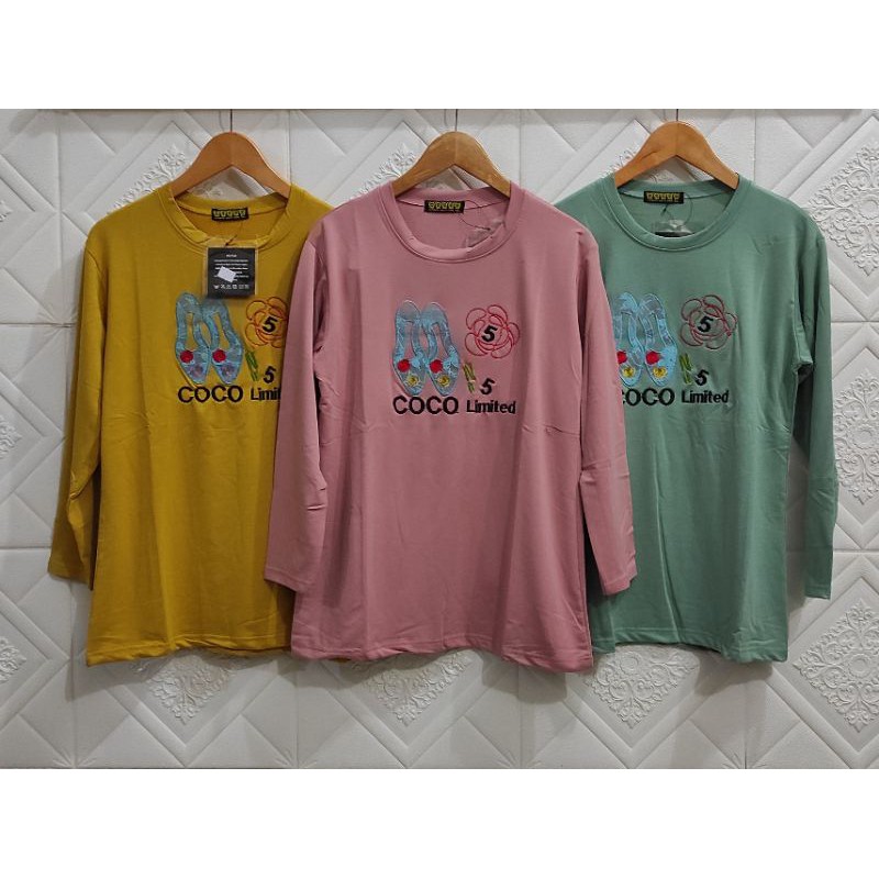 KAOS CEWEK LENGAN PANJANG LD 110 XL