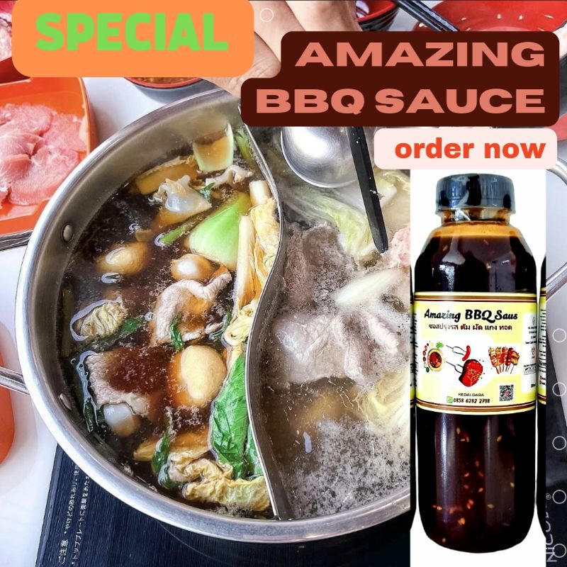 

SAUS BALURAN RENDAM DUMPING COCOLAN BBQ hotpot Serba Tumis dresing salad dan kuah kaldu