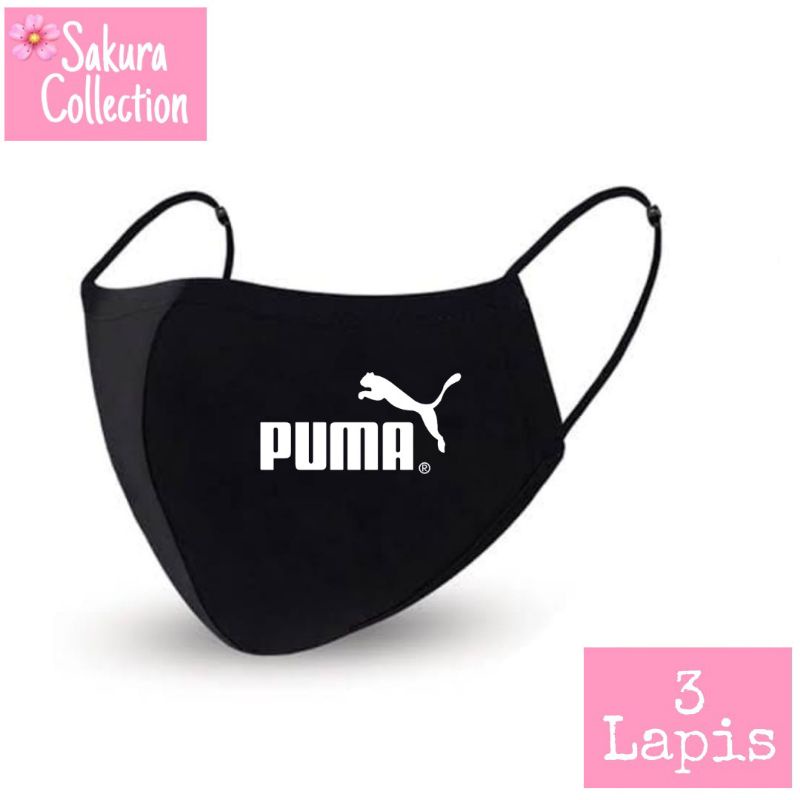 Masker Kain 3 Lapis - Puma