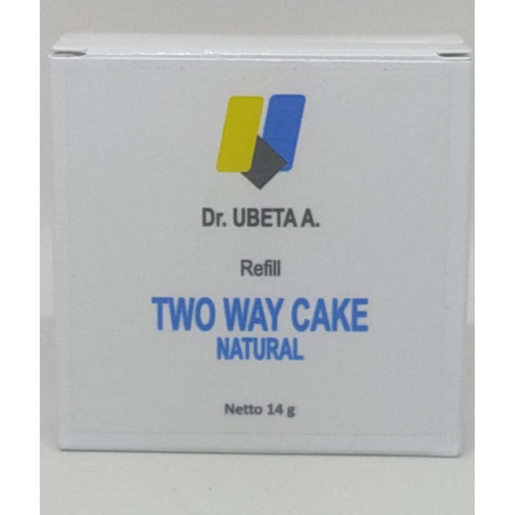 Dr. UBETA A. TWO WAY CAKE NATURAL Refill 14g. Isi Ulang Dr. Ubeta A.Two Way Cake Natural Terbaik