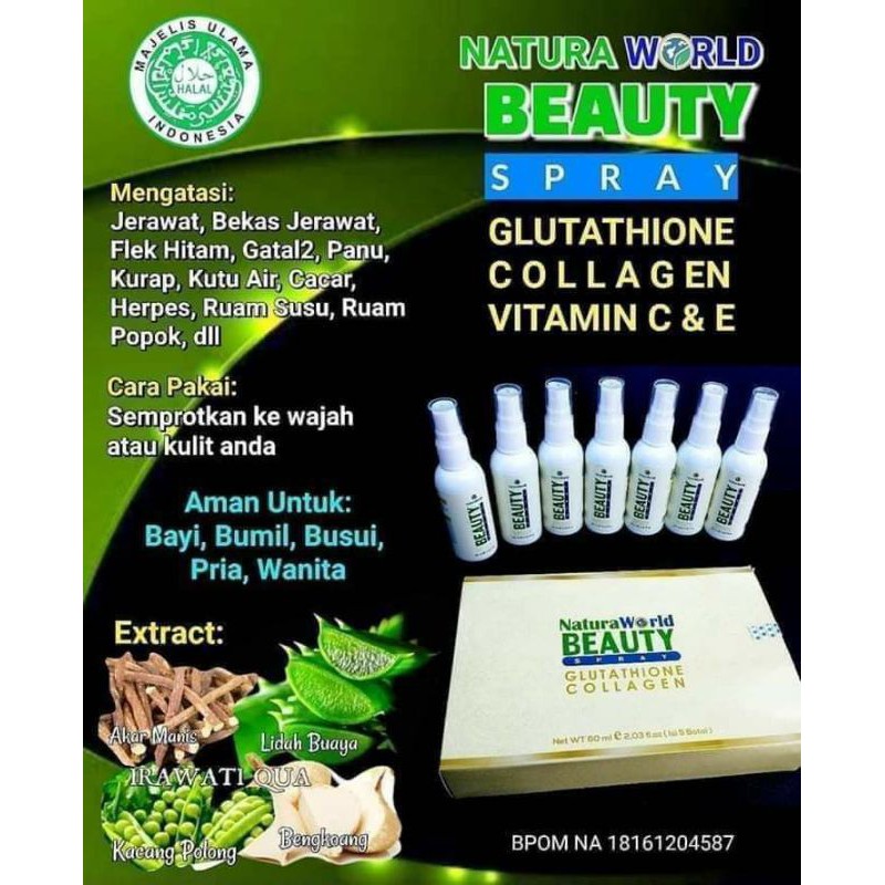 NATURA Beauty spray 1 botol (NATURA WORLD)