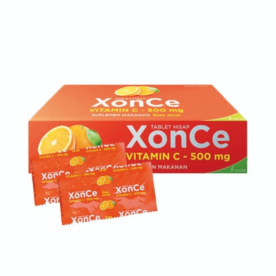 Xonce Vitamin C Hisap BOX (isi 50 Strip) ORIGINAL-BPOM