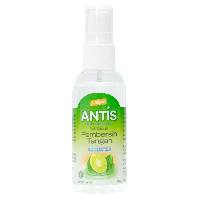 Antis Spray 55Ml Hand sanitizer antiseptic pembersih tangan alkohol