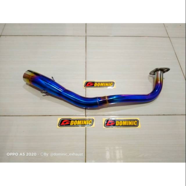 Header / Leher Bending Aerox Old & Aerox Connected full blue