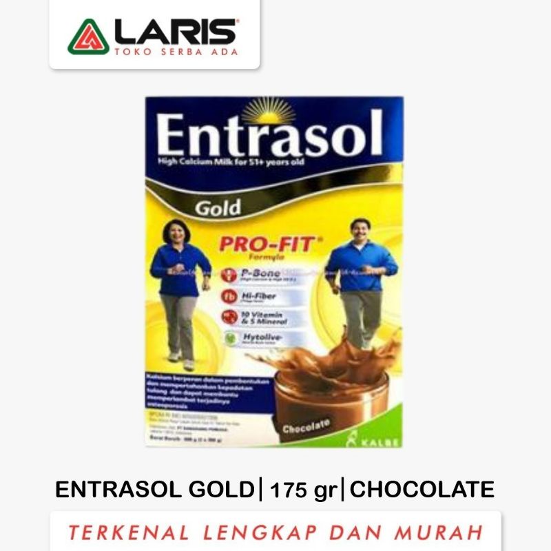 

entrasol gold pro-fit 185g coklat / vanilla