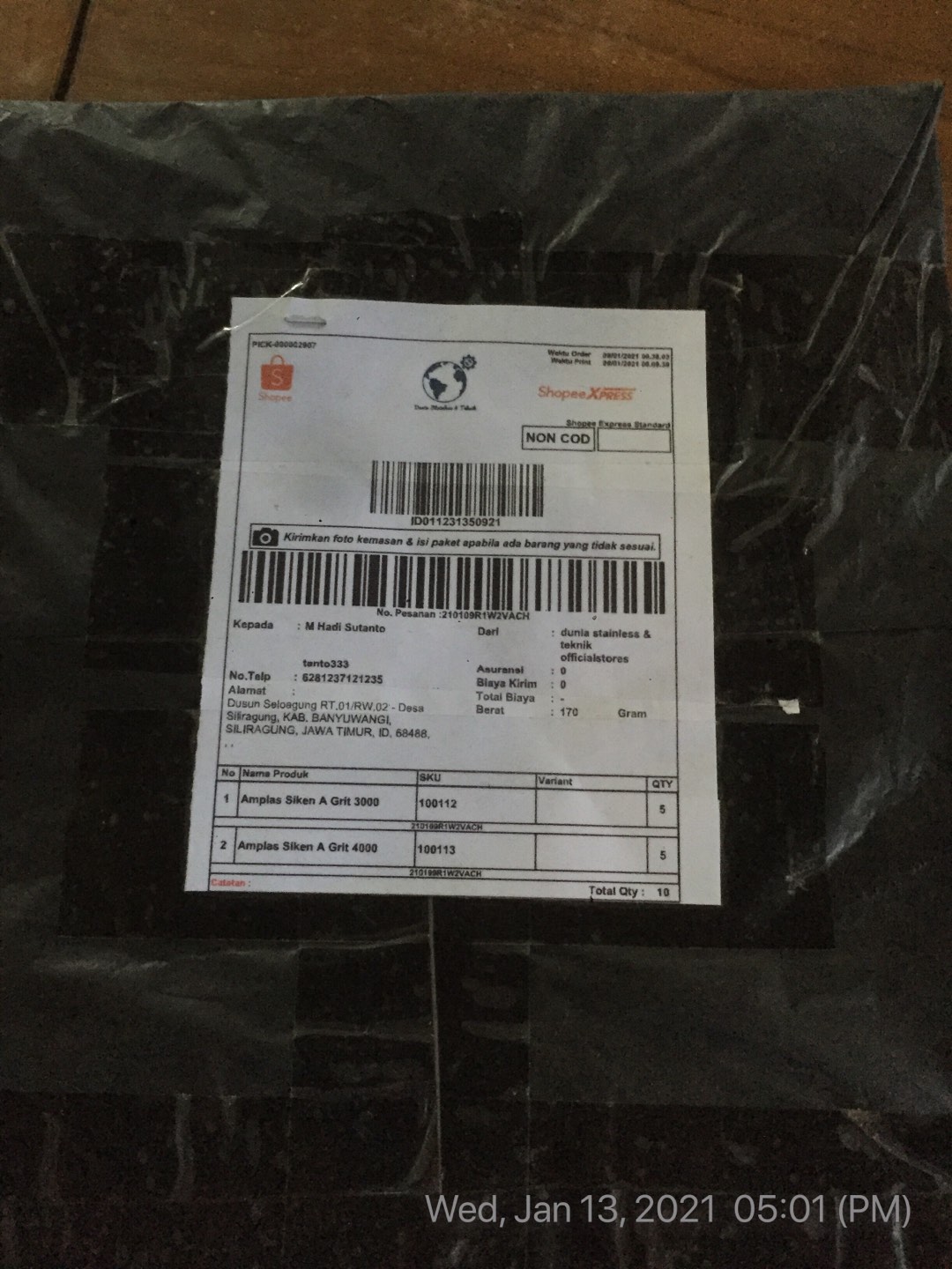 Amplas Siken A Grit 4000