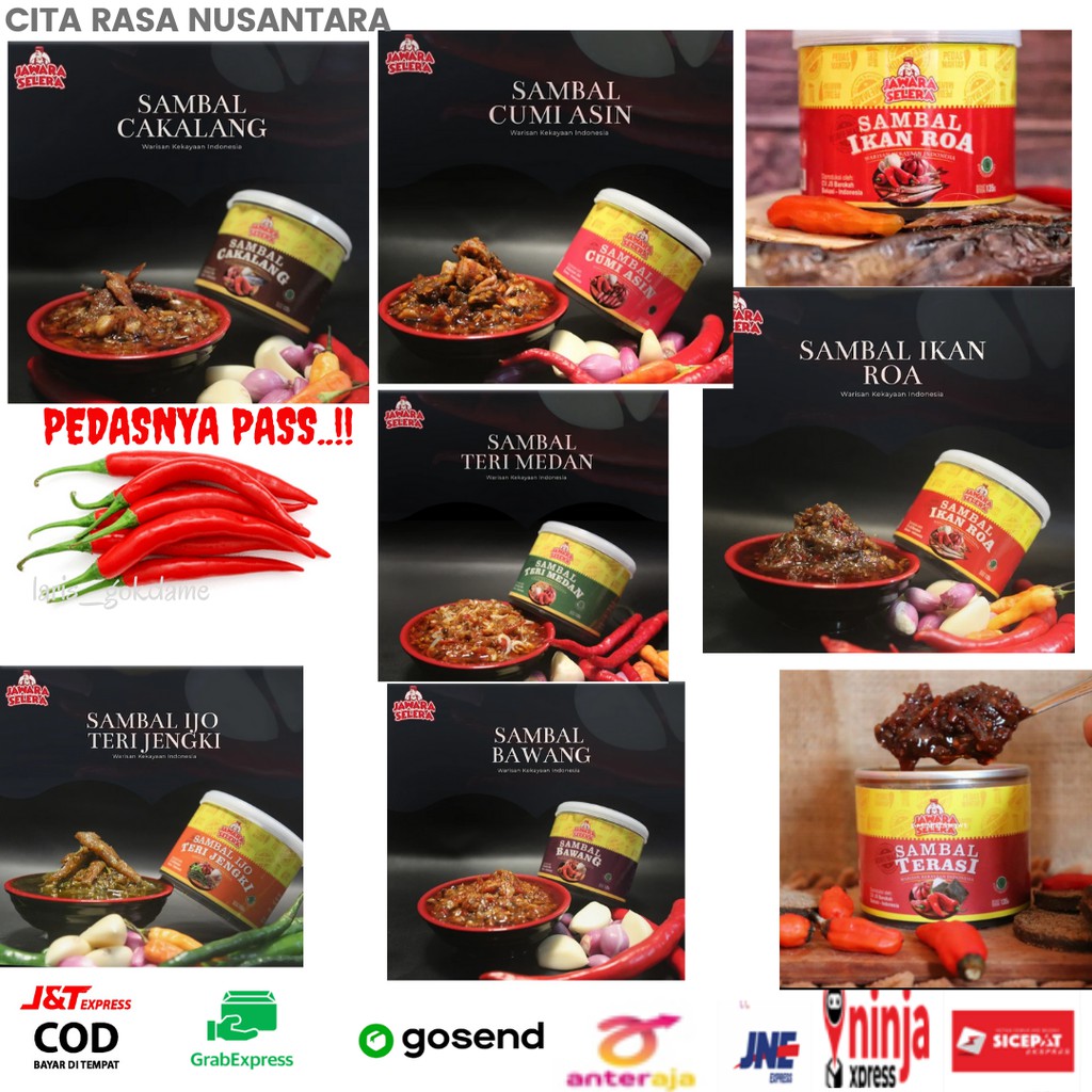 [ TERLARIS ] Sambal Roa / Sambel Roa JS Netto 135g  / Sambal Ikan Roa / Sambel Ikan Roa