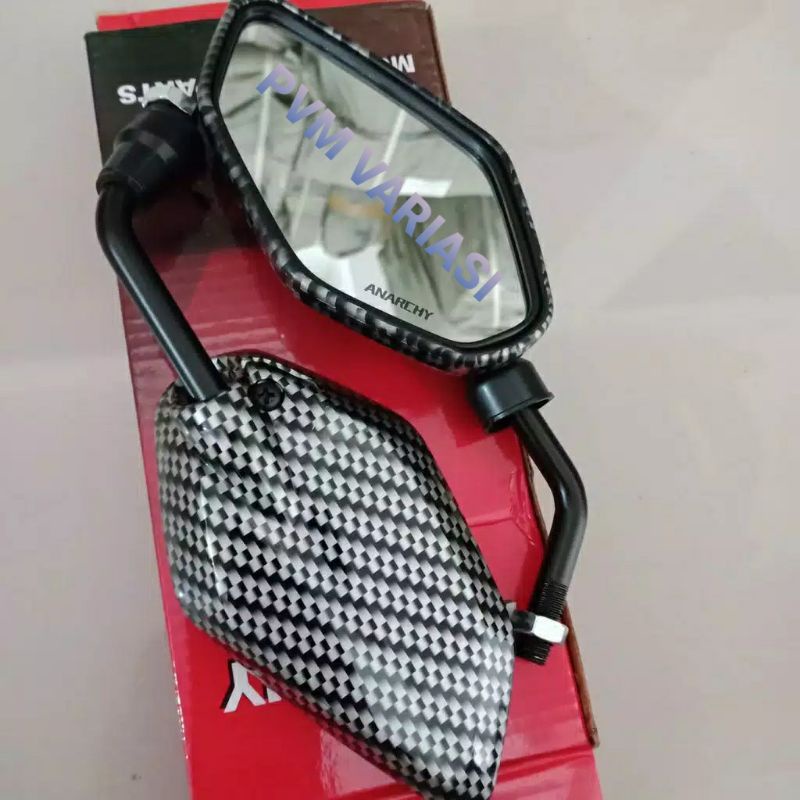 Spion Motor Spion Carbon Mini Model Jupiter Universal Semua Jenis Motor Honda Variasi Motor