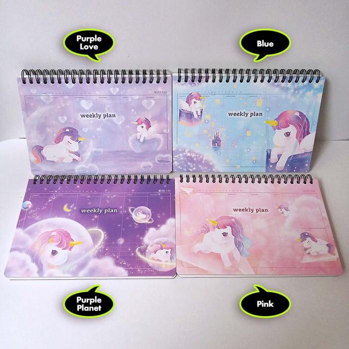 

Jurnalku Weekly Planner / Buku Tulis Agenda Diary - Motif Hey Presto!