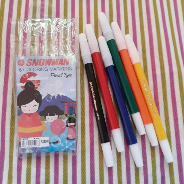 

Spidol snowman marker isi 6