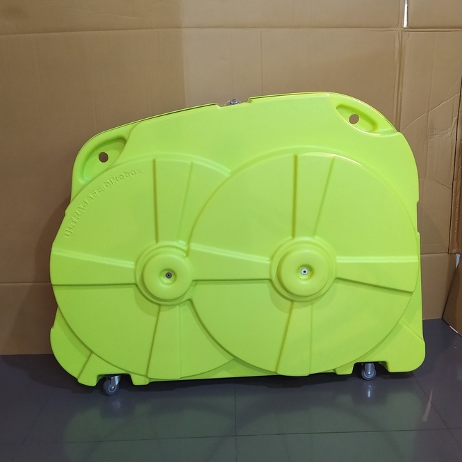 Case Koper Bike Box Sepeda Traveling Hardcase Hard Case Green Fluo Hijau Stabilo ULTRA SAFE Bisa Unt