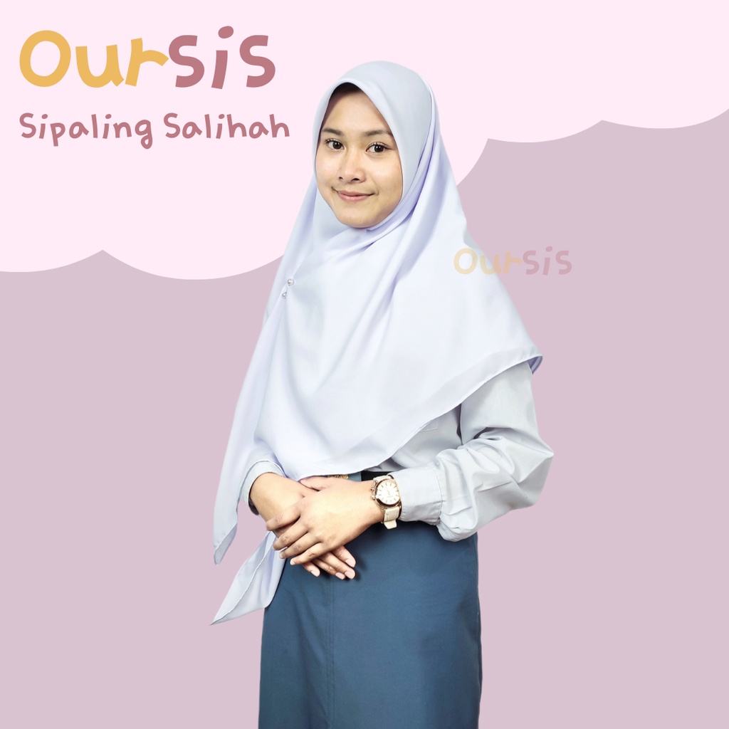 ᴏᴜʀꜱɪꜱ Kerudung Sekolah Segi Empat 130 | SiPALING SALIHAH