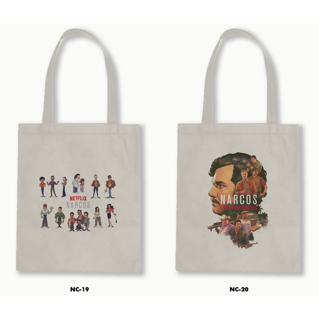 TOTE BAG BLACU - NARCOS NETFLIX