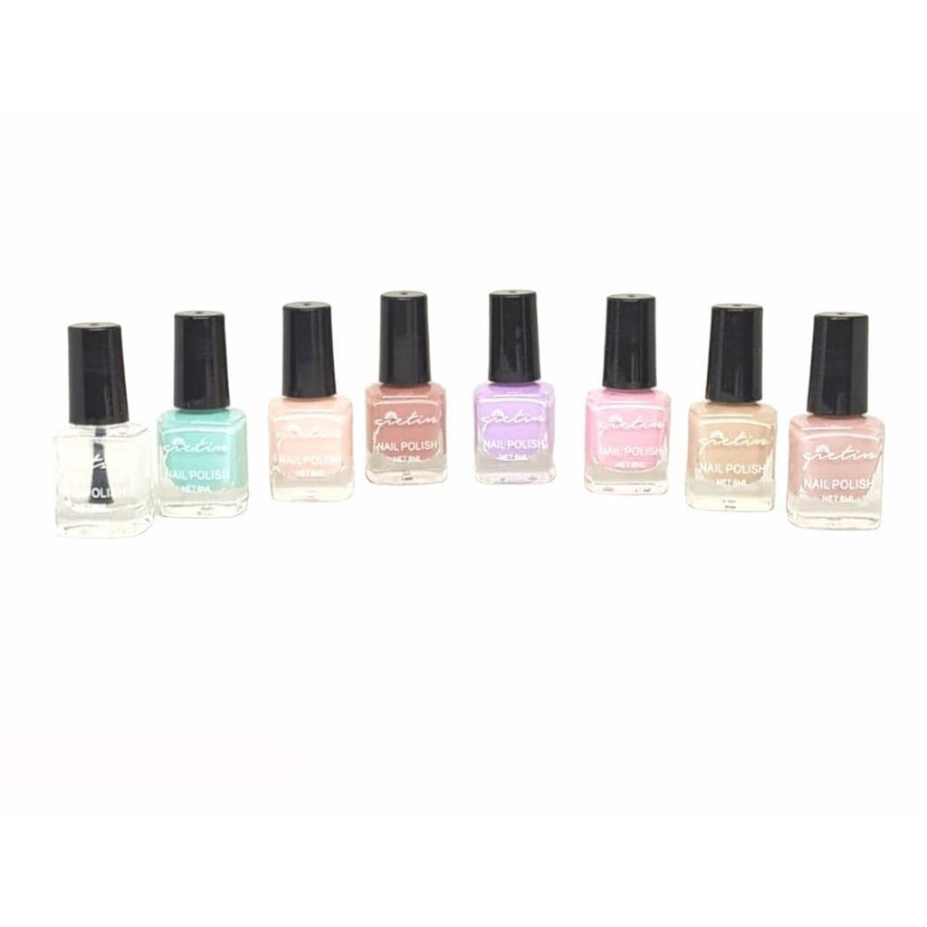 LF - [BPOM] Gietin Nail Polish 8ML Kutek Cat Kuku Nude Color