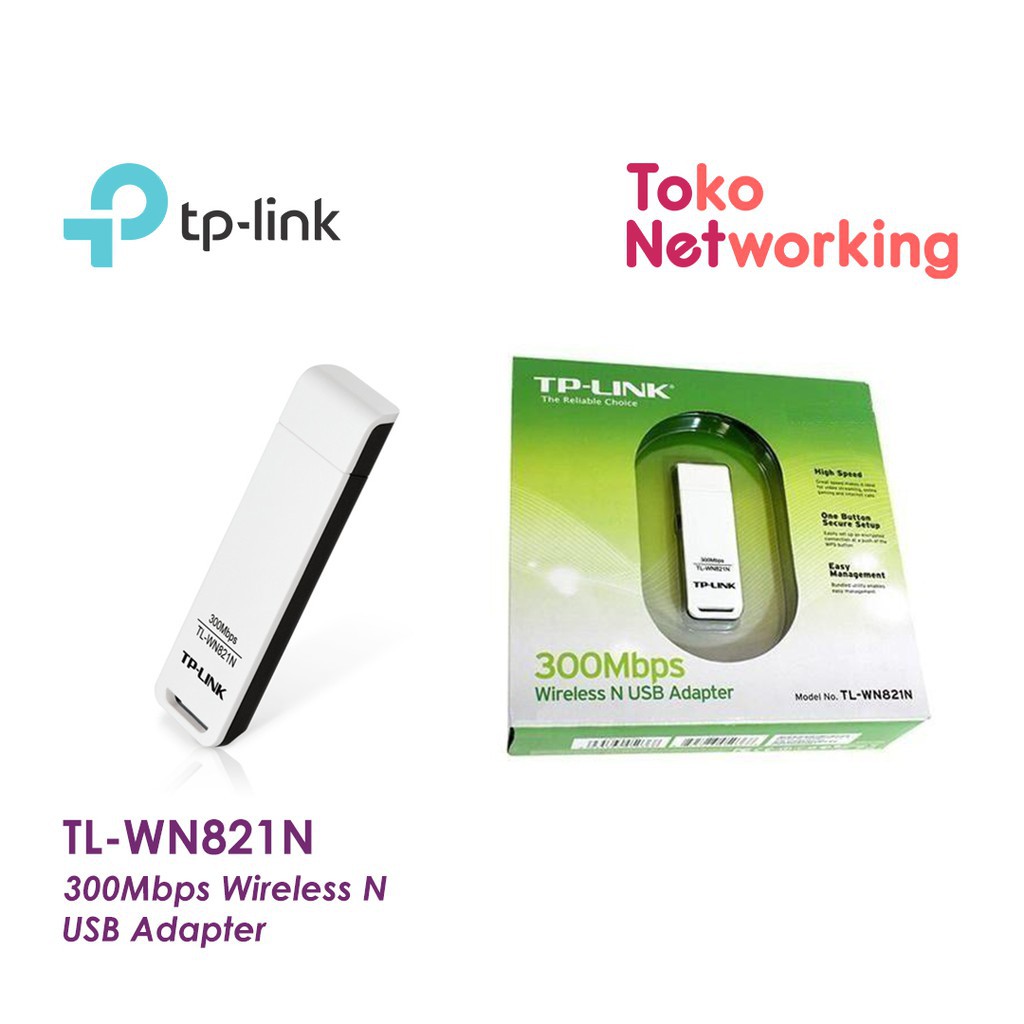 TP-LINK TL-WN821N: 300Mbps Wireless-N USB Adapter tplink 821 wn821 821n