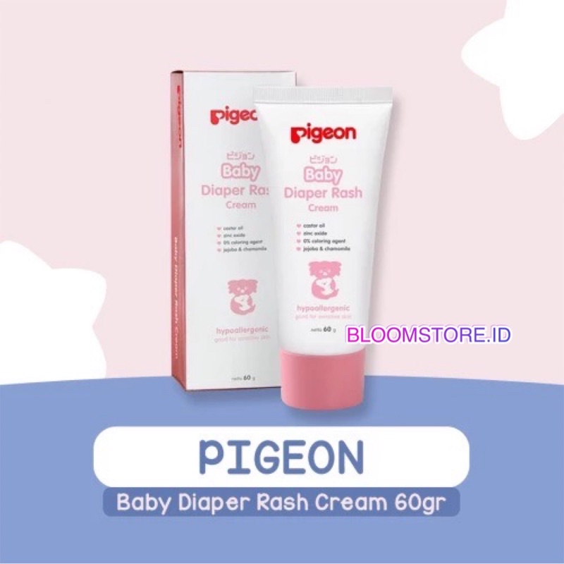 [RUAM POPOK] PIGEON Baby Diaper Rash Cream Krim Ruam Popok Bayi 60ML 60 ML 60GR 60 GR 60G GR