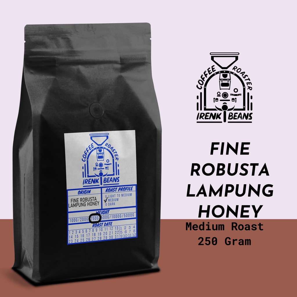 

Kopi Fine Robusta Lampung 250g Biji Bubuk