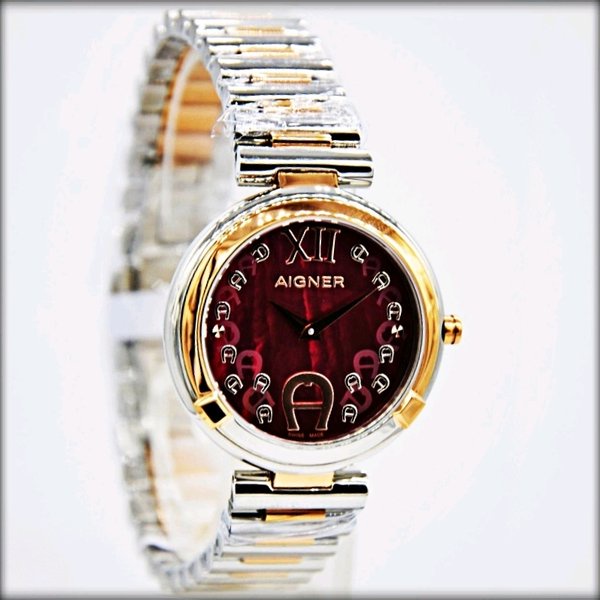 AIGNER A106206 Gorizia Jam Tangan Wanita-Swiss Made