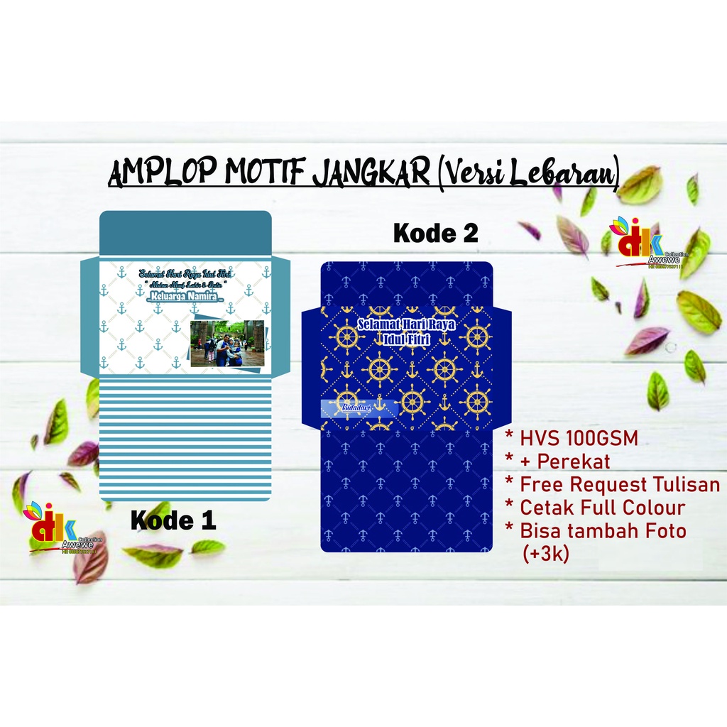 

AMPLOP LEBARAN UKURAN KECIL