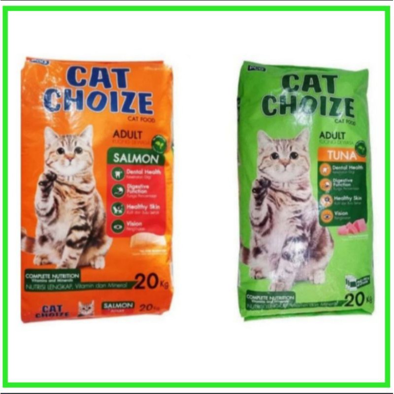 Cat Choize Adult 20kg Salmon dan Tuna |GOJEK ONLY - makanan kucing dewasa promo