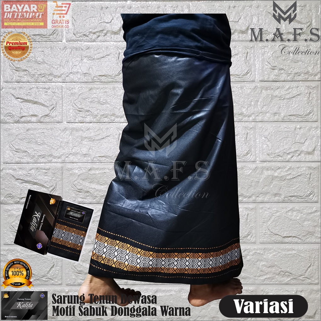 SARUNG DEWASA POLOS MOTIF SARUNG TENUN SABUK DONGGALA OLD NEW KALIFA