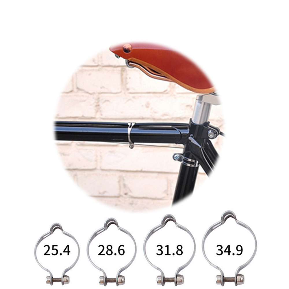 Lanfy Klip Penjepit Kabel Rem Sepeda Bahan Stainless Steel Ukuran 25.4 / 28.6 / 31.8 / 34.9mm