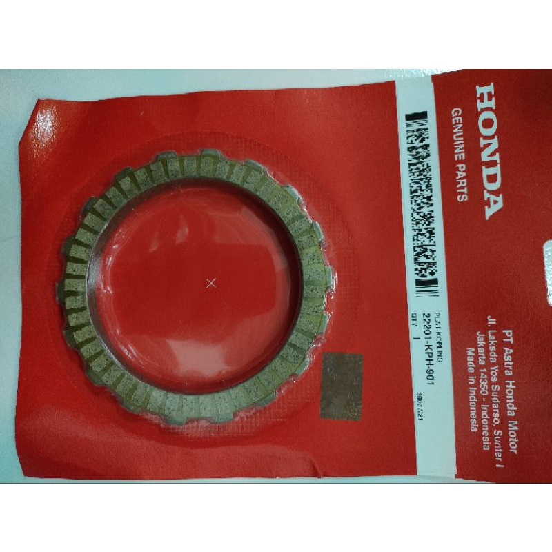 kampas kopling karisma  Plat kopling karisma asli honda