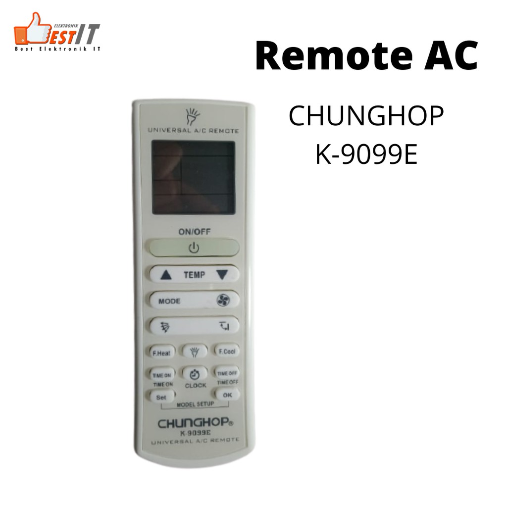 Remote Universal AC CHUNGHOP K-9099E