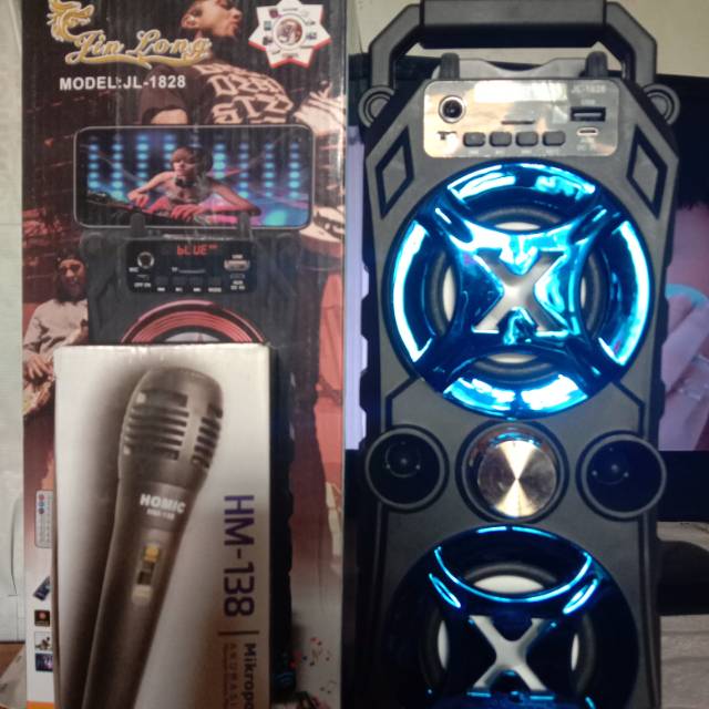 Speaker aktif bluetooth free mic