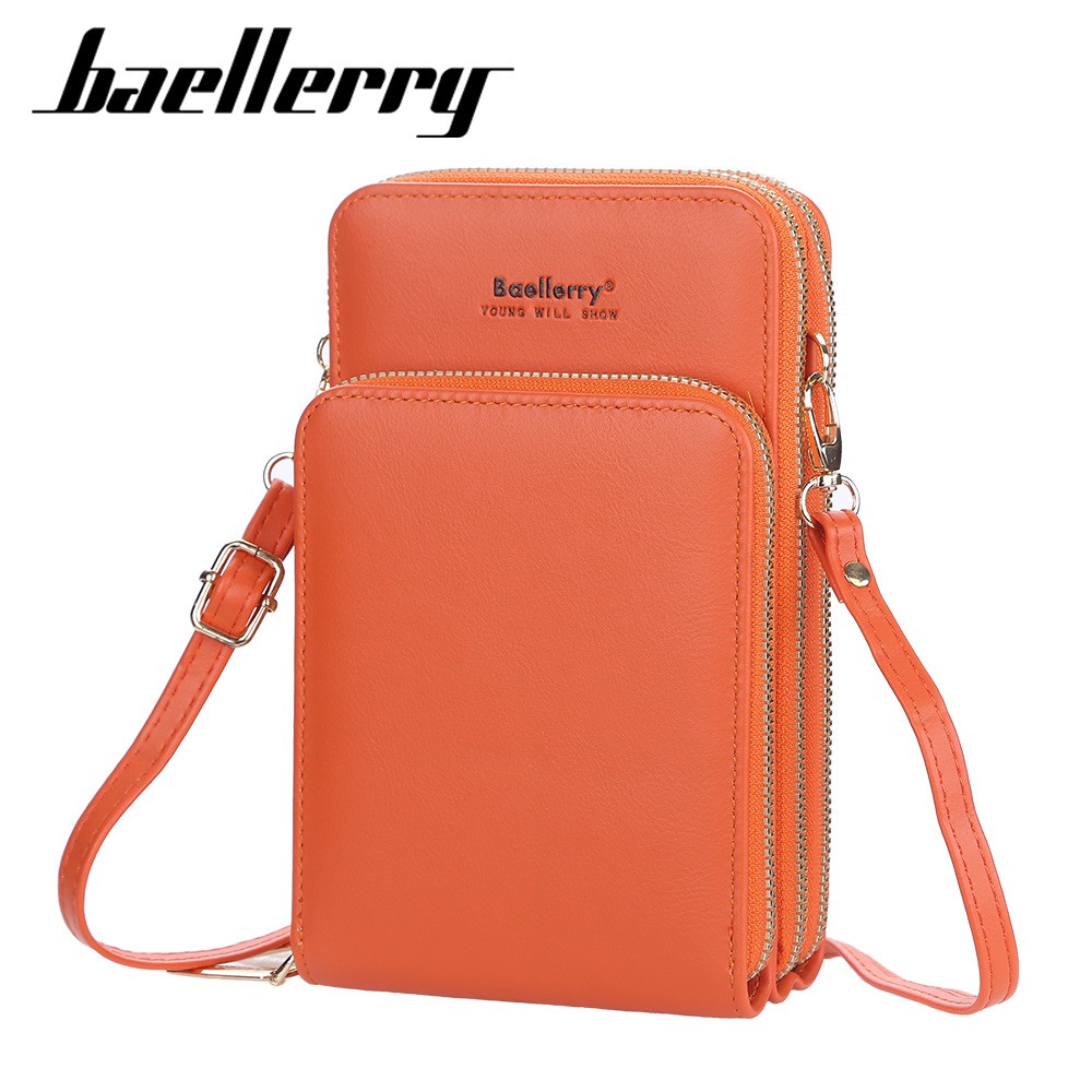 BAELLERRY N5019 Tas Selempang Wanita Dompet Panjang Wanita Dompet Handphone Sling Bag WATCHKITE WKOS