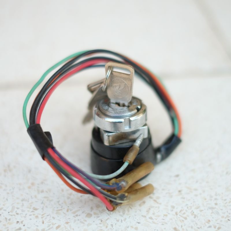kunci kontak honda s90z aplikasi s90 benly s110 cb100 cb125 kabel 7 original nos ori baru
