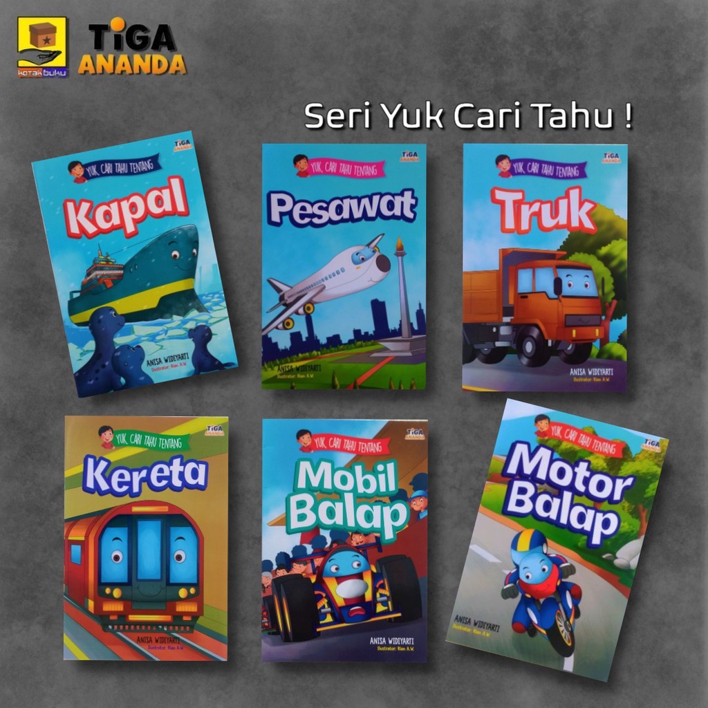 Jual Buku Cerita Anak Seri YUK CARI TAHU / Buku Cerita TK PAUD / Cerita ...