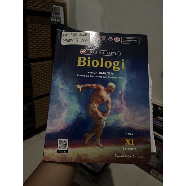 Jual Buku Biologi Kelas Xi Semester 1 Intan Pariwara Bekas Shopee