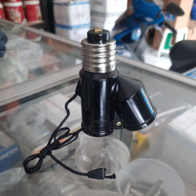 Fitting tarik lampu gantung cabang 2