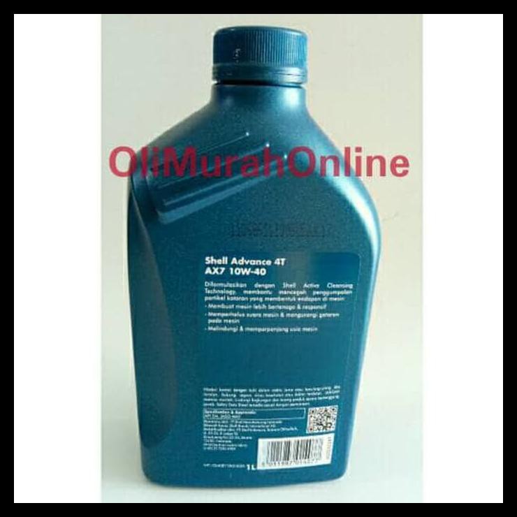 Promo Oli Mesin Motor 1 Liter Shell Ax7 Best Seller 