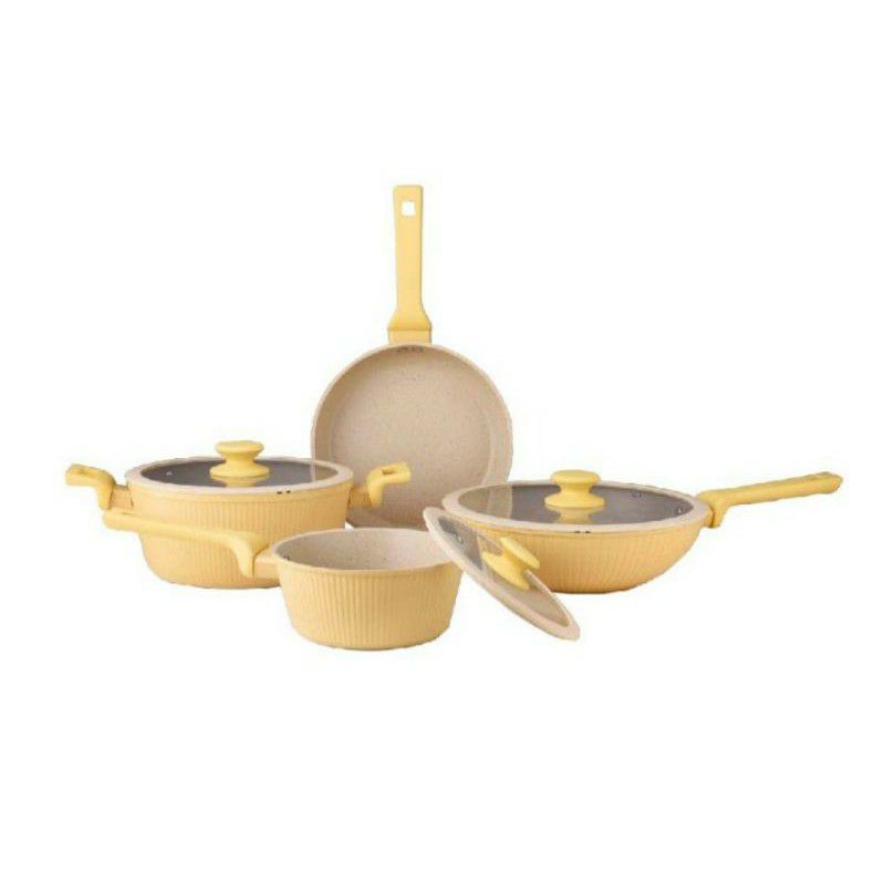 Termurah - Yellow Pumpkin Cookware set by swiden