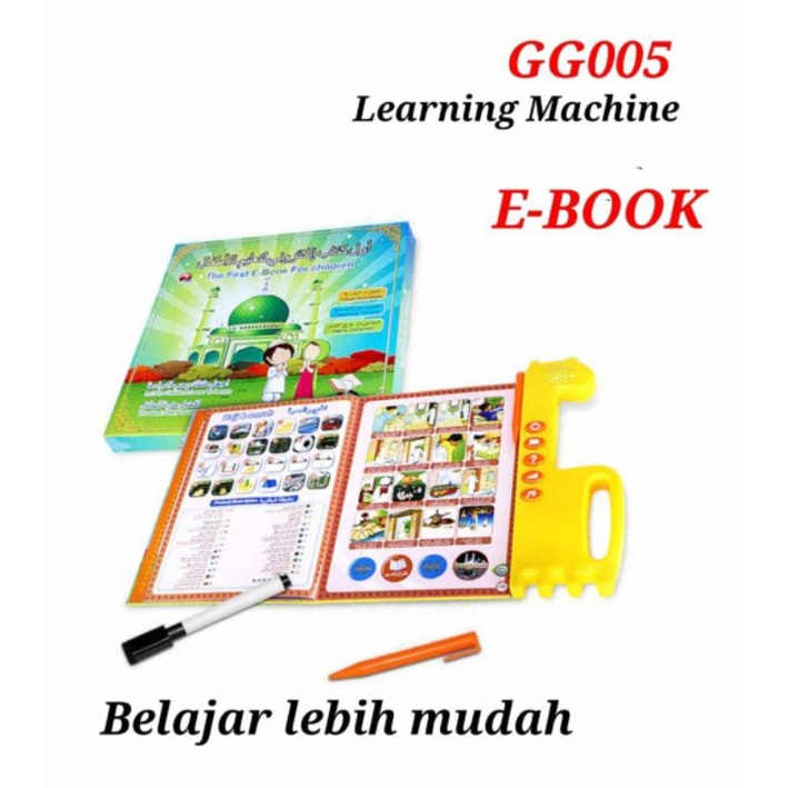 Mainan Anak Edukasi Playpad E book Buku Pintar 3 Bahasa / 4 Bahasa-7