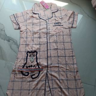  Baju  tidur wanita import  Daster  kancing 5 High quality 