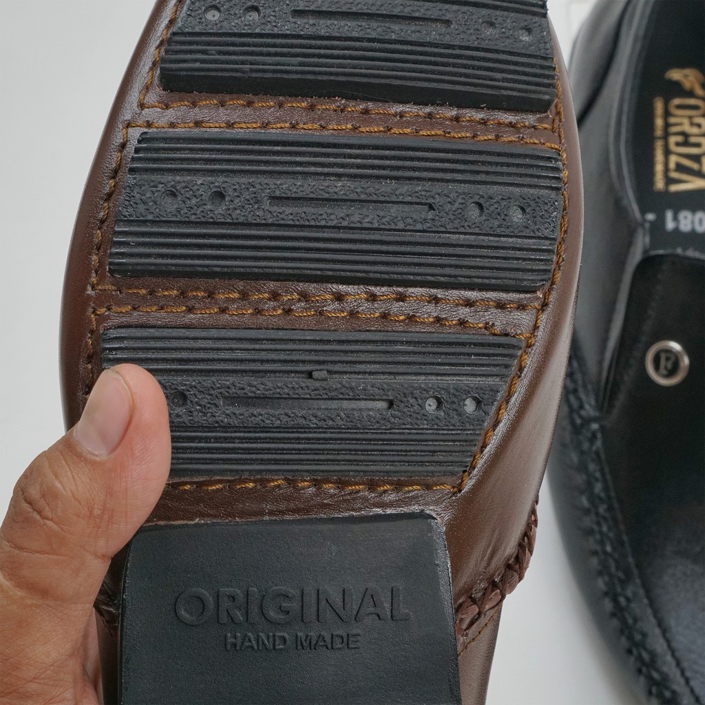 Sepatu Pantofel Pria Kulit Asli Original Hanmade Lokal M2081