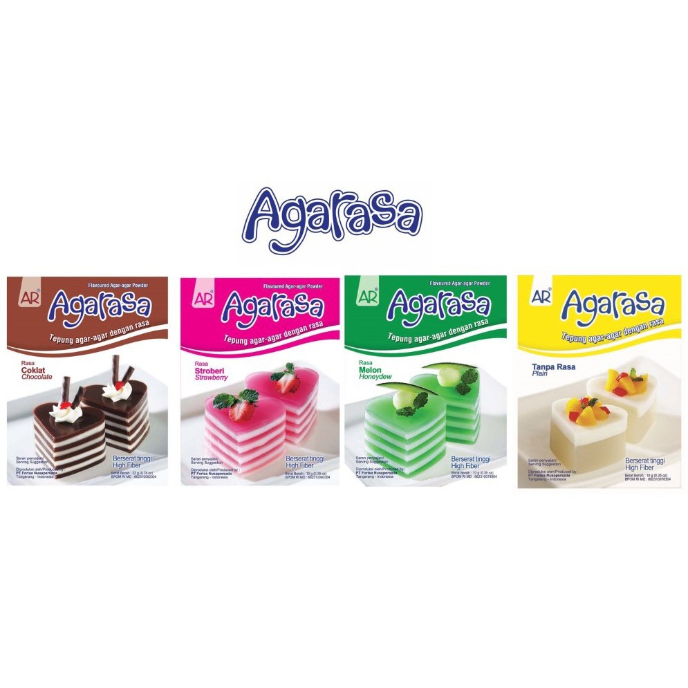 

AGARASA SACHET - Agar Agar dengan Rasa