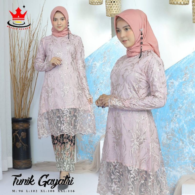 TUNIK WISUDA/KEBAYA PESTA/KEBAYA TUNIK MODERN