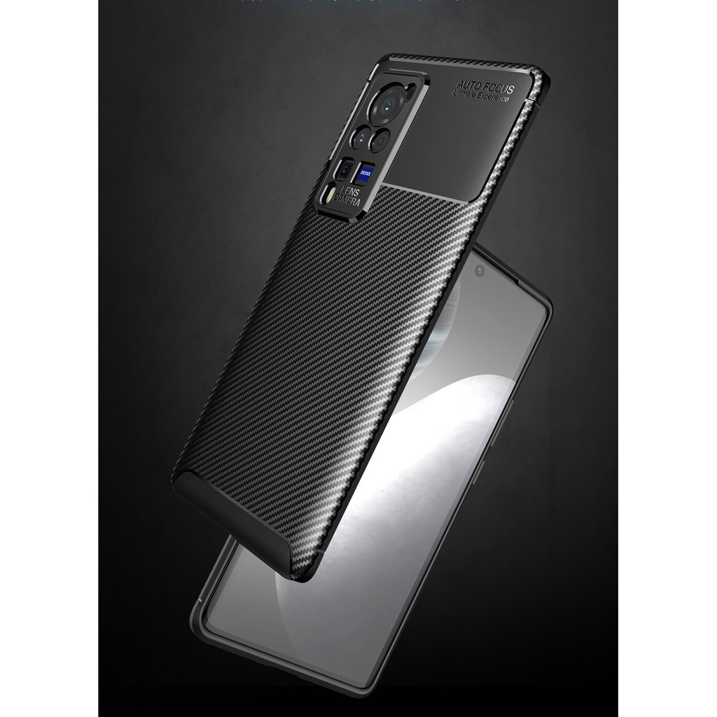 Case Vivo X60 X60 Pro I-Zore Autofocus Carbon Fiber Shockproof Tahan Jatuh